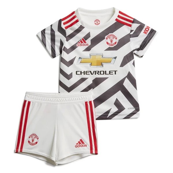 Camiseta Manchester United 3ª Niños 2020-2021 Blanco